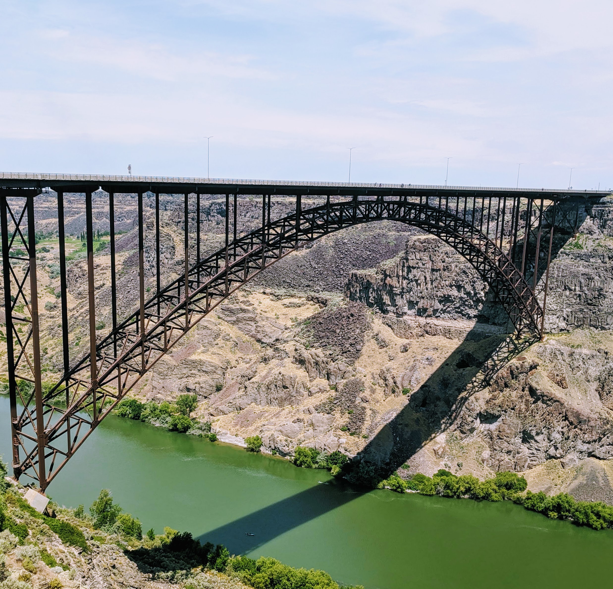 The Perrine Memorial Bridge in Twin Falls, ID