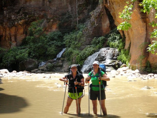 Plunge Zion Utah backpacking